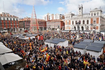 Concentración en Valladolid contra la amnistía.- ICAL