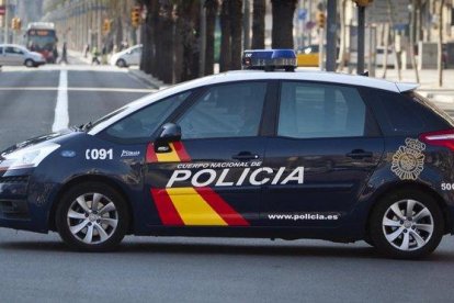 Un coche patrulla de la Policía Nacional. ECB