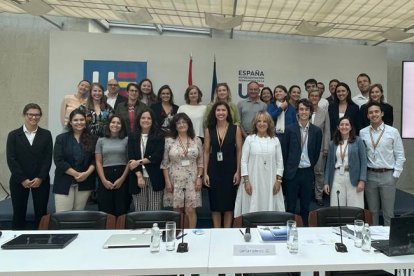 Reunión de la Delegación Permanente de la Junta de Castilla y León en Bruselas sobre la Red Europea de Regiones con Desafíos Demográficos (DCRN por sus siglas en inglés).- ICAL