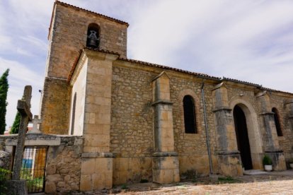 Iglesia Parroquial de San Mamés, en Villanueva de Gumiel (Burgos), que se quiere restaurar. -E.M.