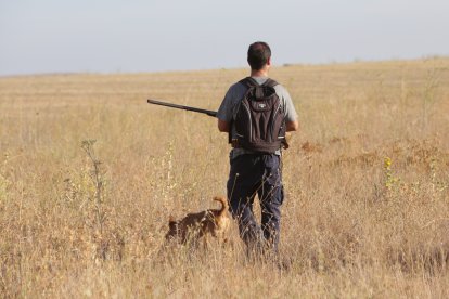 Cazadores en Zamora durante el Inicio de la media veda en Castilla y León. ICAL