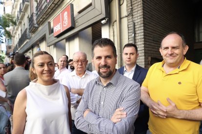 El secretario general del PSCyL, Luis Tudanca, asiste al Comite Federal del Partido.- ICAL