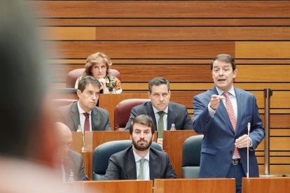 Intervención de Fernández Mañueco en el pleno de las Cortes.- ICAL