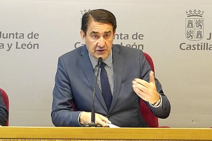 El consejero de Medio Ambiente, Vivienda y Ordenación del Territorio, Juan Carlos Suárez-Quiñones, en una imagen de archivo.- ICAL