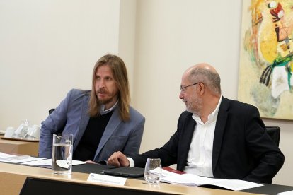 Pablo Fernández y Francisco Igea, en una imagen de archivo.- ICAL