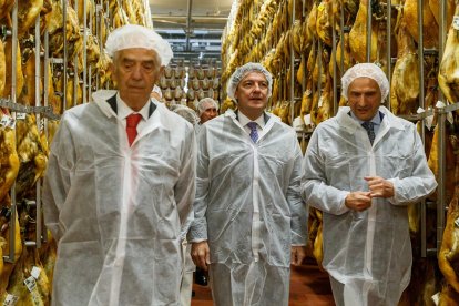 El presidente de la Junta de Castilla y León, Alfonso Fernández Mañueco, participa en el acto del 125 aniversario de la empresa Monte Nevado.- ICAL