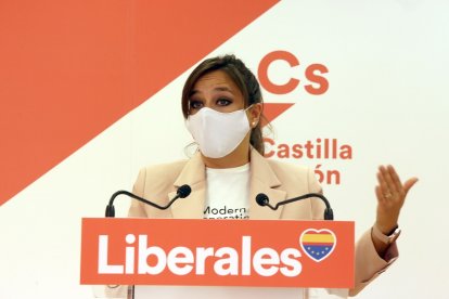 La coodinadora autonómica de Ciudadanos, Gemma Villarroel. - ICAL