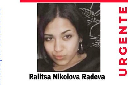 Imagen de la menor desaparecida Ralitsa Nikolova Radeva difundida por SOS Desaparecidos. E. M.