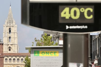 Altas temperaturas en la capital leonesa. ICAL