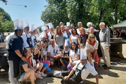 La delegada del Gobierno en Castilla y León, Virginia Barcones, asiste a la Judiada de La Granja, en Segovia.- ICAL