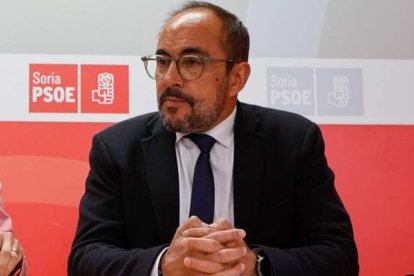 El secretario general del PSOE de Soria, Luis Rey.- ICAL