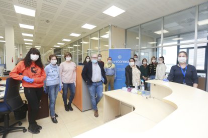 Asercomex, los ángeles de las mascarillas en Castilla y León. RAÚL G. OCHOA