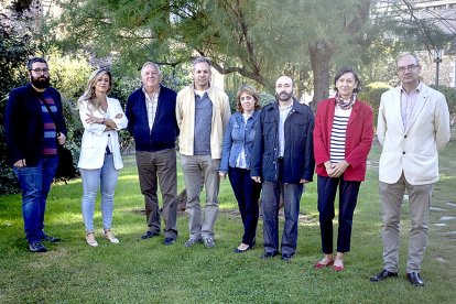 Miembros del equipo de la Universidad de Burgos que participan en el proyecto EURODIPP-E. EL MUNDO