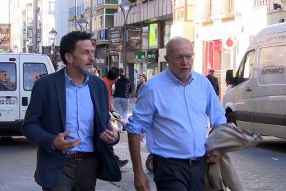 El portavoz nacional de Ciudadanos, Edmundo Bal, junto a Francisco Igea. -EP