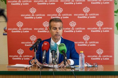 Leandro Roldán, durante su comparecencia ante los medios. - E.PRESS