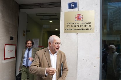 Francisco Igea a la salida de los juzgados.- ICAL