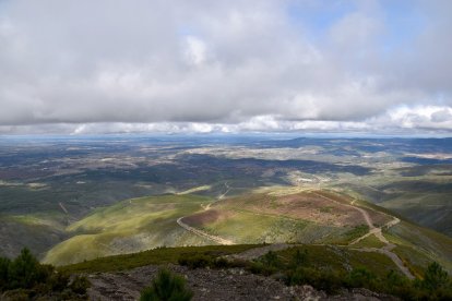 Zona de labores de reforestación en la Sierra de Gata (Salamanca). - ICAL
