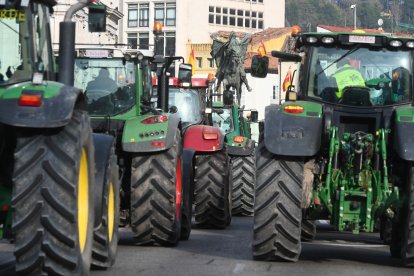 Tractorada en Burgos. -ICAL