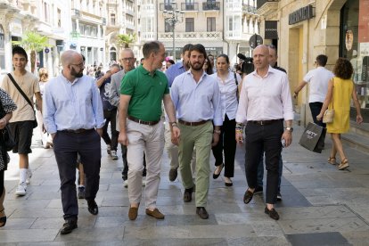 El vicepresidente de la Junta de Castilla y León, Juan García-Gallardo en Salamanca.- ICAL