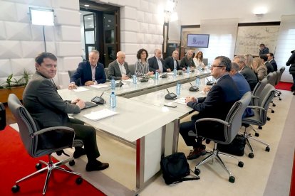 El presidente de la Junta de Castilla y León, Alfonso Fernández Mañueco, participa en el Consejo Regional Agrario. ICAL