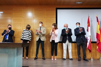 Toma de posesión del gerente del Servicio Público de Empleo de Castilla y León , José Antonio Bartolomé, y de la directora general de Trabajo y Prevención de Riesgos Laborales, Inmaculada Martínez. - ICAL