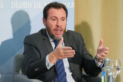 Óscar Puente durante el Club de Prensa. / LOSTAU