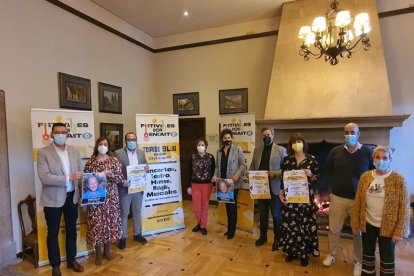 Presentación en Tordesillas del Primer Festival del queso y el vino de Castilla y León. -E. M.