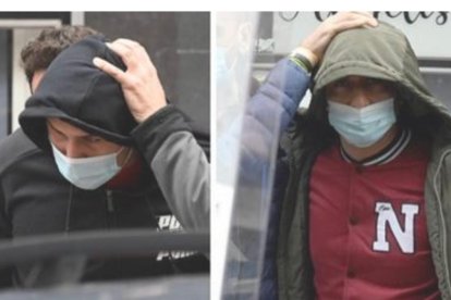 Imagen de los dos detenidos por el apuñalamiento mortal. - ICAL