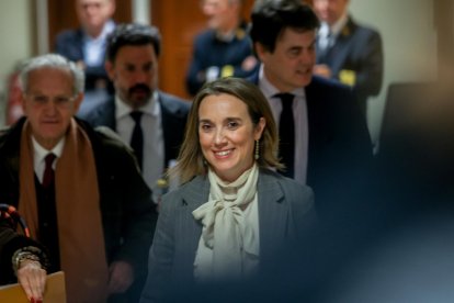 La portavoz parlamentaria del PP en el Congreso de los Diputados, Cuca Gamarra. - E.PRESS