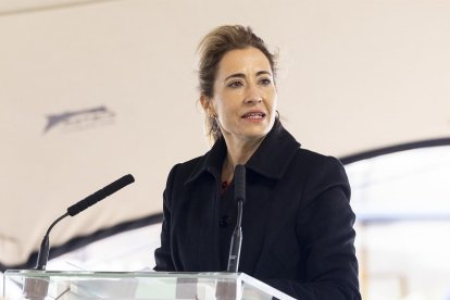 La ministra de Transportes, Raquel Sánchez. E. P.
