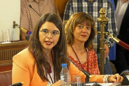 Gema Gómez, portavoz de Ciudadanos y vicepresidenta provincial de Valladolid cree en que la Diputación de Valladolid llegará al final del mandato. -E.M