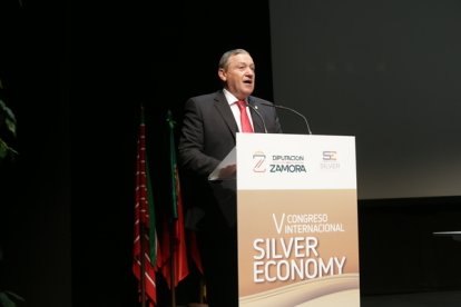 El presidente de la Diputación Provincial de Zamora, Javier Faúndez, inaugura el V Congreso Internacional Silver Economy - ICAL