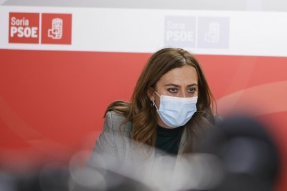 La vicesecretaria general del PSOE de Castilla y León, Virginia Barcones. -ICAL