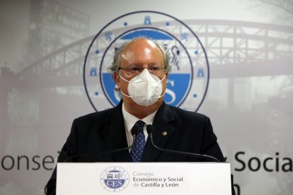 El presidente del Consejo Económico y Social de Castilla y León (CES), Enrique Cabero. ICAL