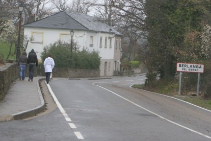 El accidente se registró en el término municipal de Berlanga del Bierzo. -DIARIO DE LEÓN