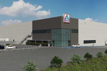 Recreación de la Plataforma Logística de ALDI en Miranda de Ebro - ALDI