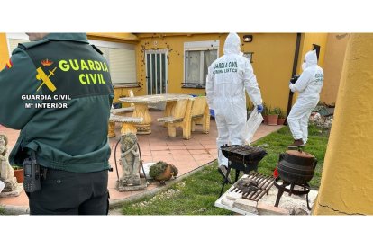 Un momento de la operación de la guardia civil.-E. M.