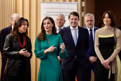 La reina Letizia preside el acto central del Tour del Talento 2024 en Salamanca. -ICAL