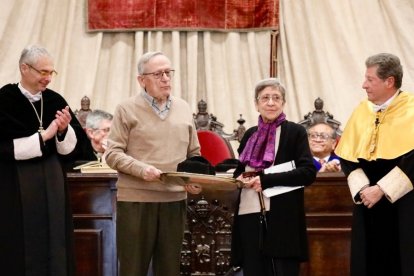 La Universidad de Salamanca nombra a Miguel de Unamuno y Jugo, quien fuera rector del Estudio salmantino durante casi 20 años en tres periodos distintos entre 1900 y 1936, doctor ‘honoris causa’ a título póstumo. -ICAL