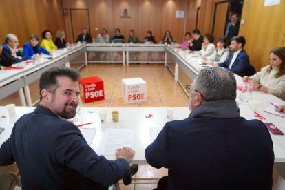 Luis Tudanca, en la ejecutiva socialista.-ICAL.