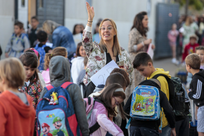 Inicio del curso escolar en el colegio Luis Vives de León. ICAL