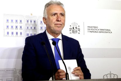 El ministro de Política Territorial y Memoria Democrática, Ángel Víctor Torres