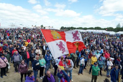 Fiesta en Villalar de los Comuneros, Valladolid, el pasado 23 de abril con motivo del Día de la Comunidad en Castilla y León