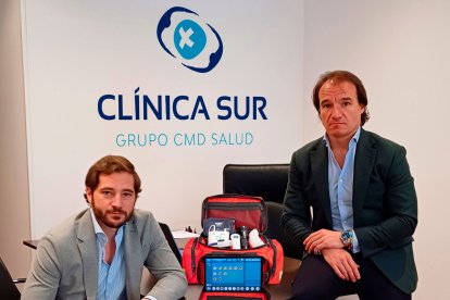 De izquierda a derecha, Ignacio y Alberto Pereda, consejeros delegados del Grupo CMD Salud.