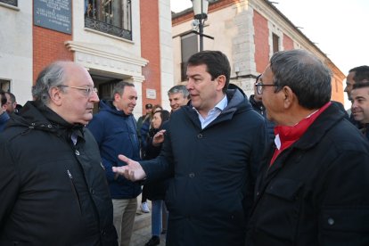 Enrique Cabero, Alfonso Fernández Mañueco y Luis Alonso Laguna.