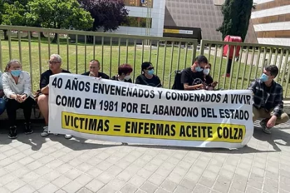 Una imagen de archivo de una protesta contra el aceite de colza