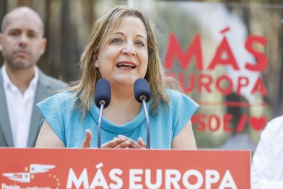 La número dos del PSOE al Parlamento Europeo, Iratxe García.