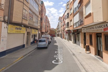 Calle Pedrote donde se produjo el incendio