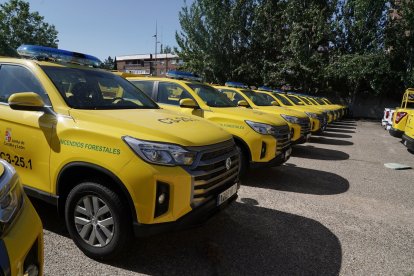 Vehículos pick-up para la prevención de incendios.