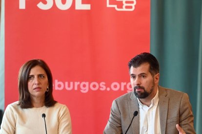 Esther Peña y Luis Tudanca, en una imagen de archivo.